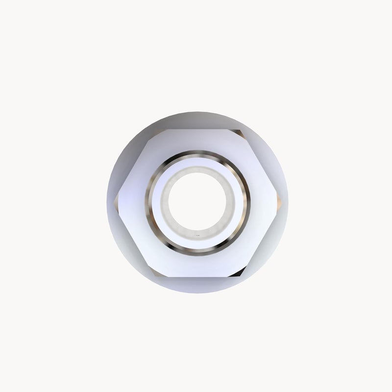 BROWNIAN MOTION TECHNOLOGY KF40 to 1" Baseplate Feedthrough, NW40 bulkhead adapter, fits 1 inch ID Internal diameter opening or hole on vacuum chamber - Image 3